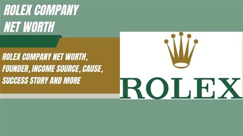 rolex annual report pdf|Rolex company net worth.